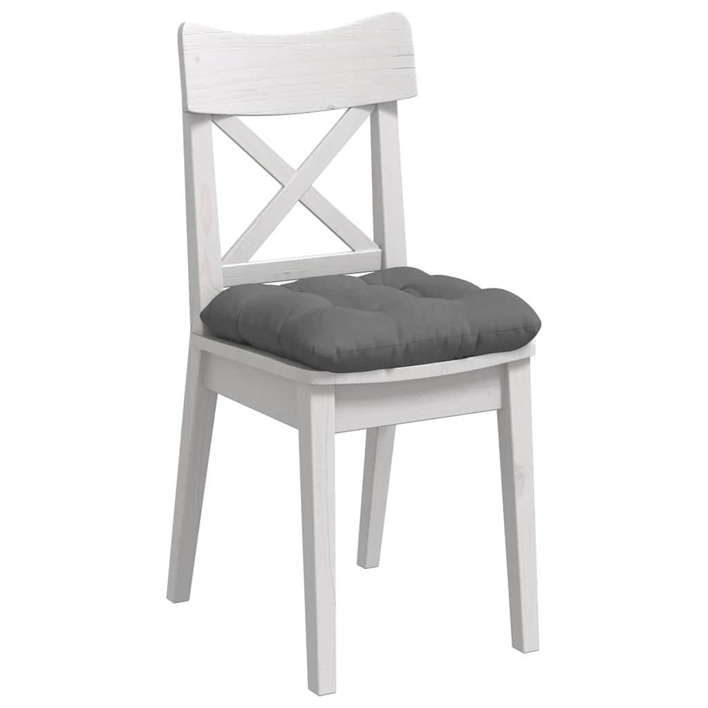 Jastučići za sjedenje 4 pcs Tamno siva 40 x 40 cm