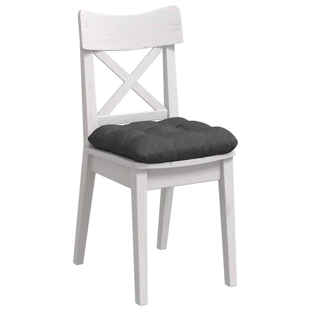 Jastučići za sjedenje 4 pcs Tamno siva 40 x 40 cm