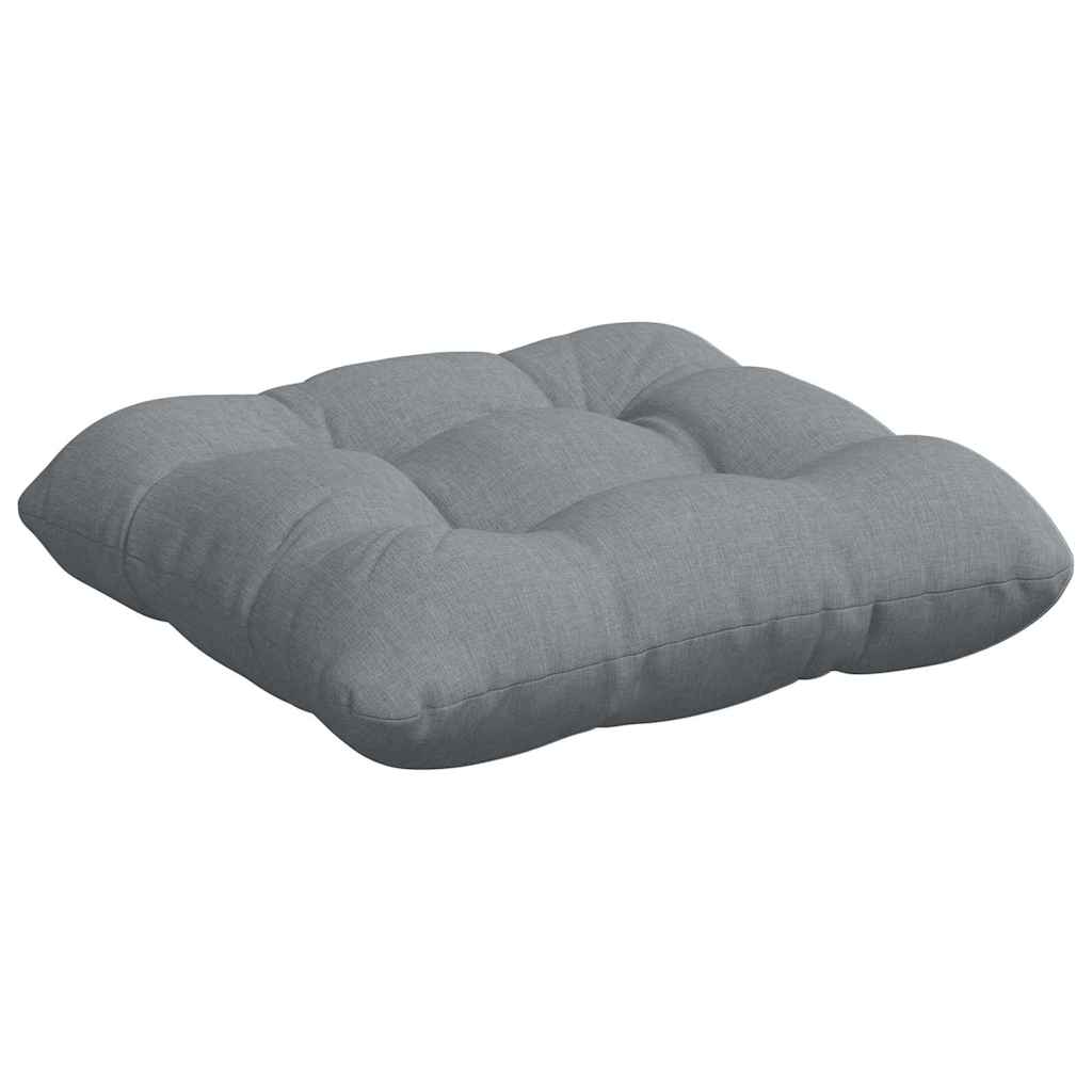 Jastučići za sjedenje 4 pcs Svijetlo siva 45 x 45 x 12 cm