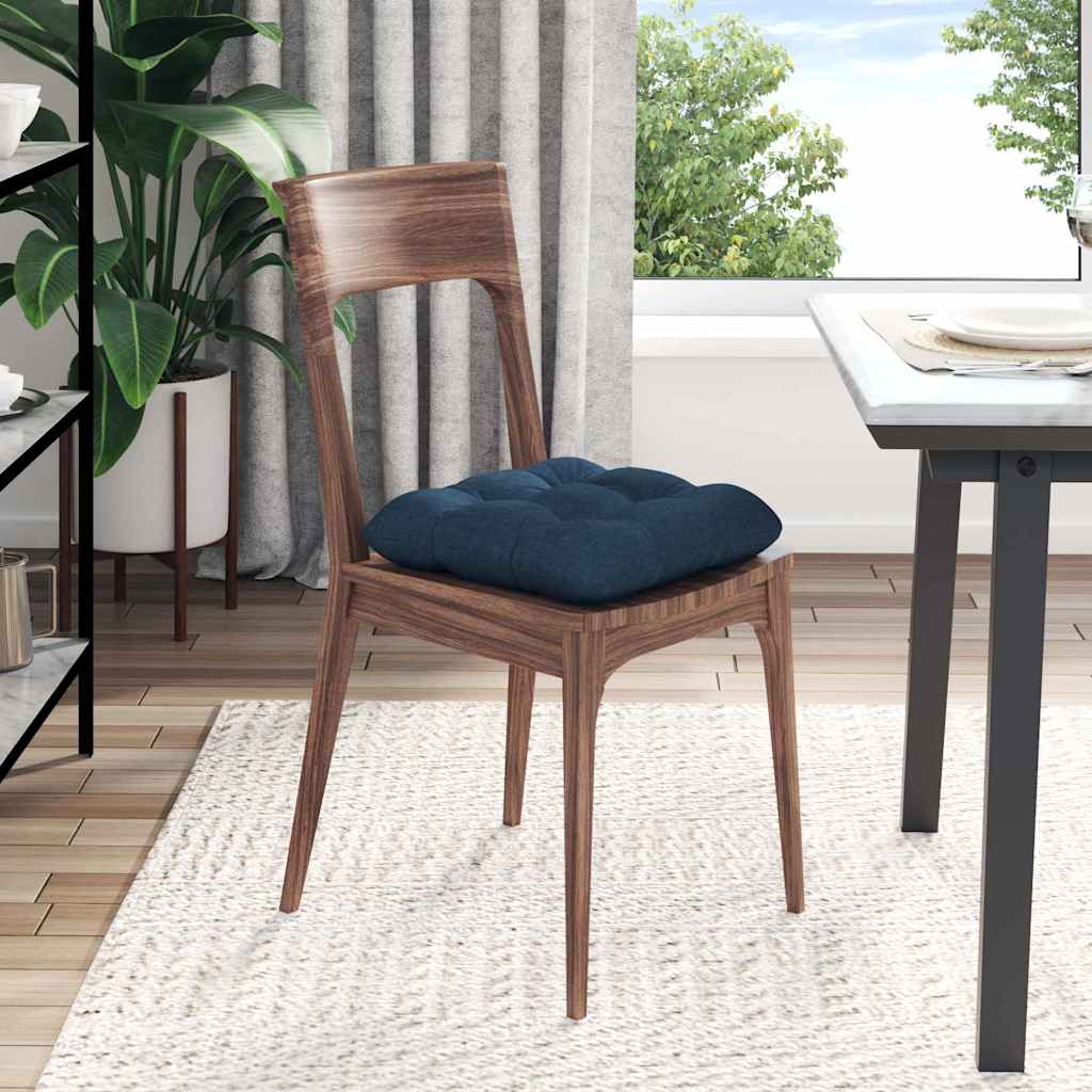 Jastučići za sjedenje 4 pcs Plava 45 x 45 x 12 cm tkanina