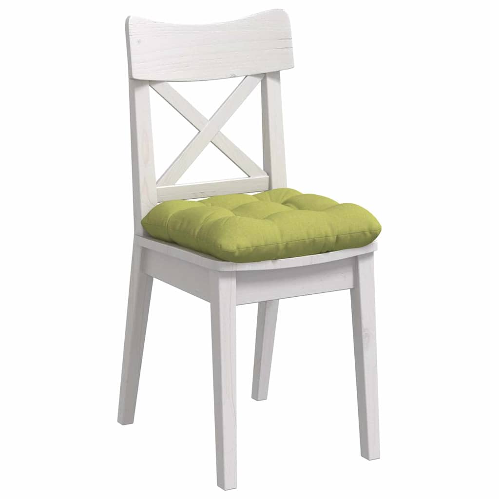 Jastučići za sjedenje 4 pcs Svijetlo zelena 45 x 45 x 12 cm