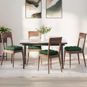 Jastučići za sjedenje 4 pcs Tamnozelena 45 x 45 cm