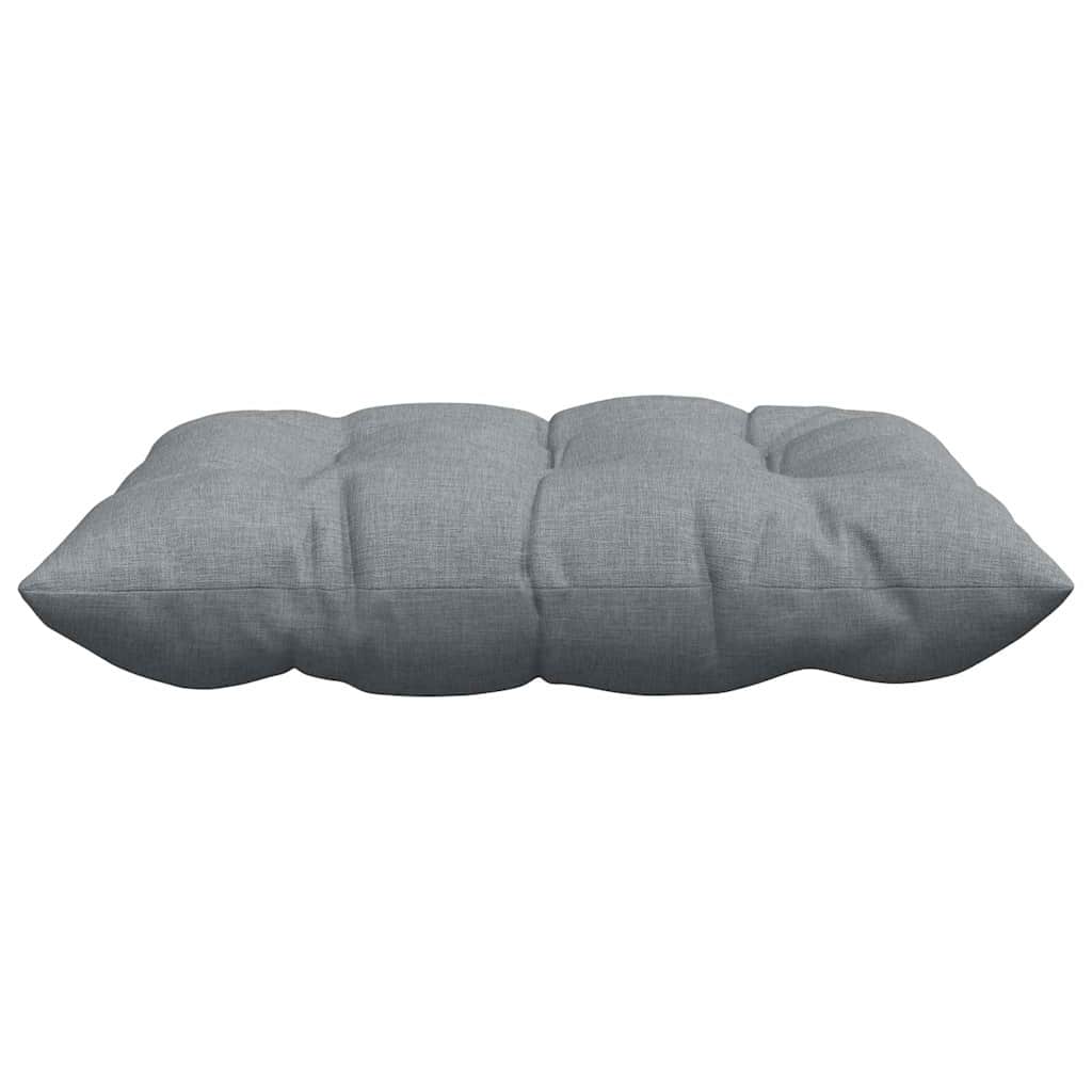 Jastučići za sjedenje 4 pcs Svijetlo siva 40 x 40 x 6 cm