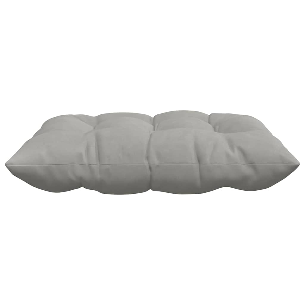 Jastučići za sjedenje 4 pcs Svijetlo siva 40 x 40 x 6 cm