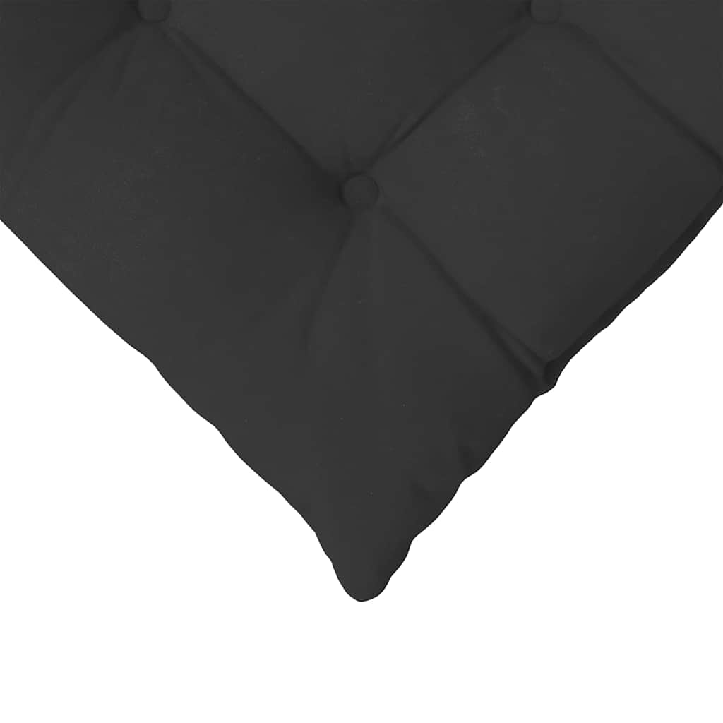 Jastučići za sjedenje 4 pcs Crna 40 x 40 x 6 cm Mikrofibra