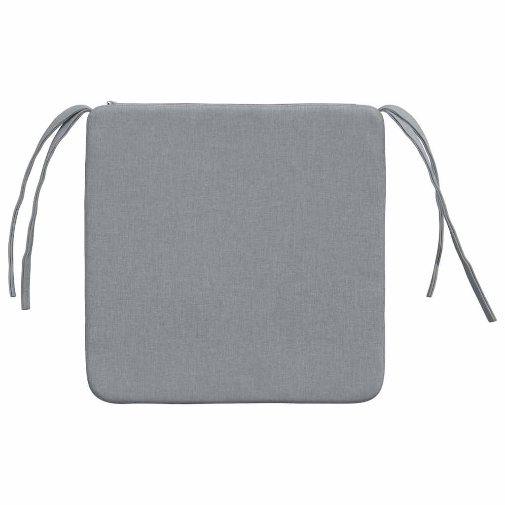 Jastučići za sjedenje 4 pcs Svijetlo siva 40 x 40 x 3 cm