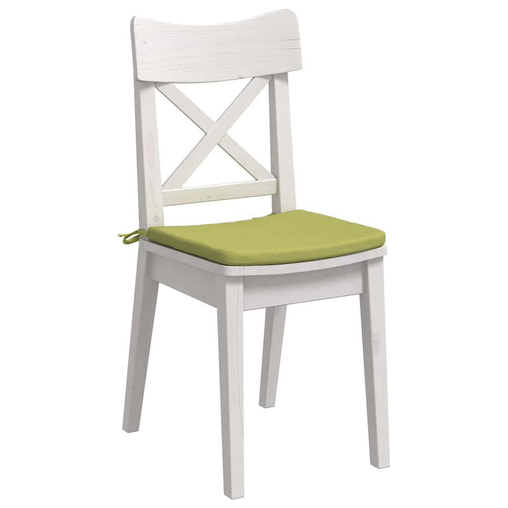Jastučići za sjedenje 4 pcs Svijetlo zelena 40 x 40 x 3 cm