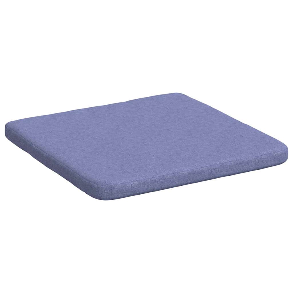 Jastučići za sjedenje 4 pcs Traper plava 40 x 40 x 3 cm tkanina