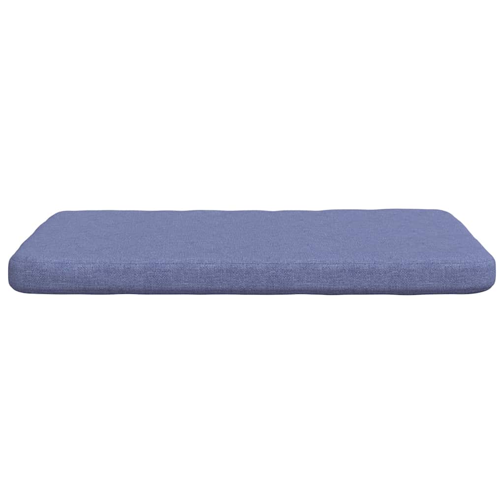 Jastučići za sjedenje 4 pcs Traper plava 40 x 40 x 3 cm tkanina