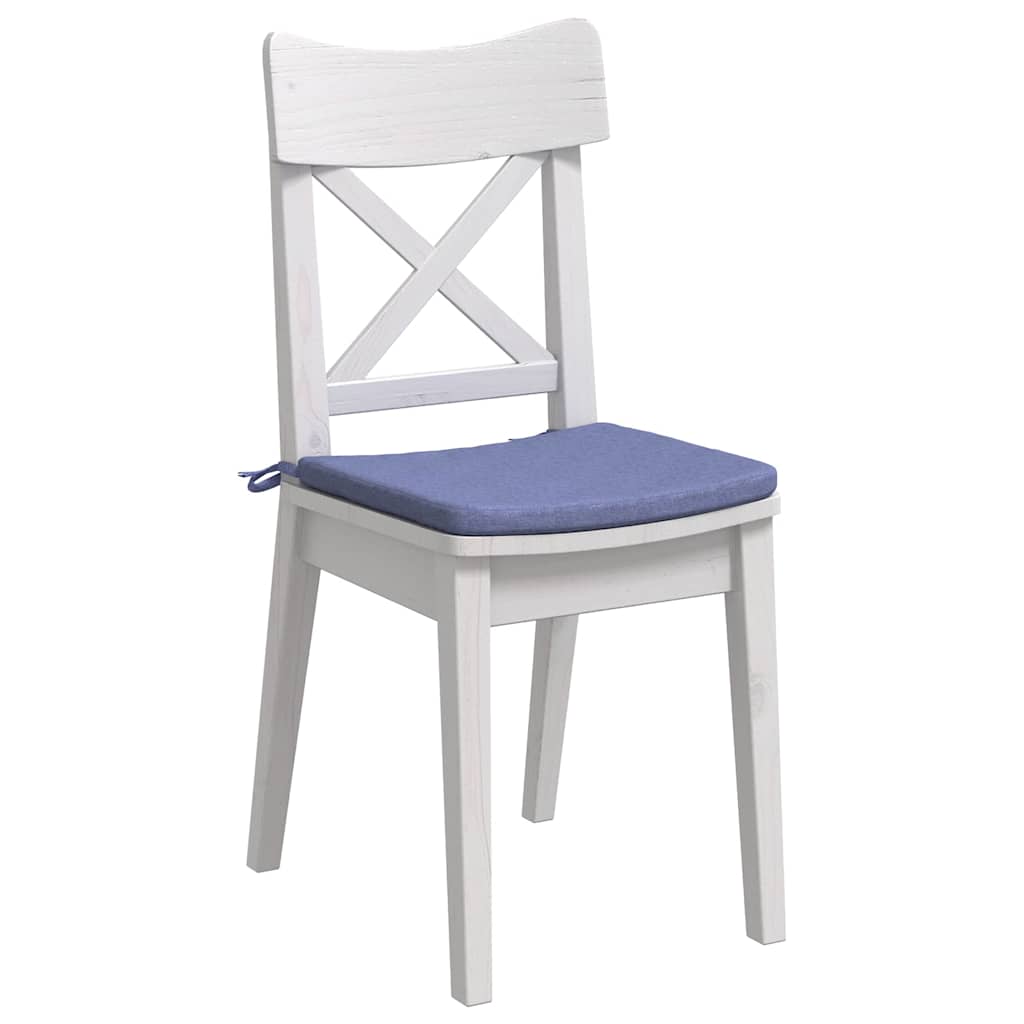 Jastučići za sjedenje 4 pcs Traper plava 40 x 40 x 3 cm tkanina