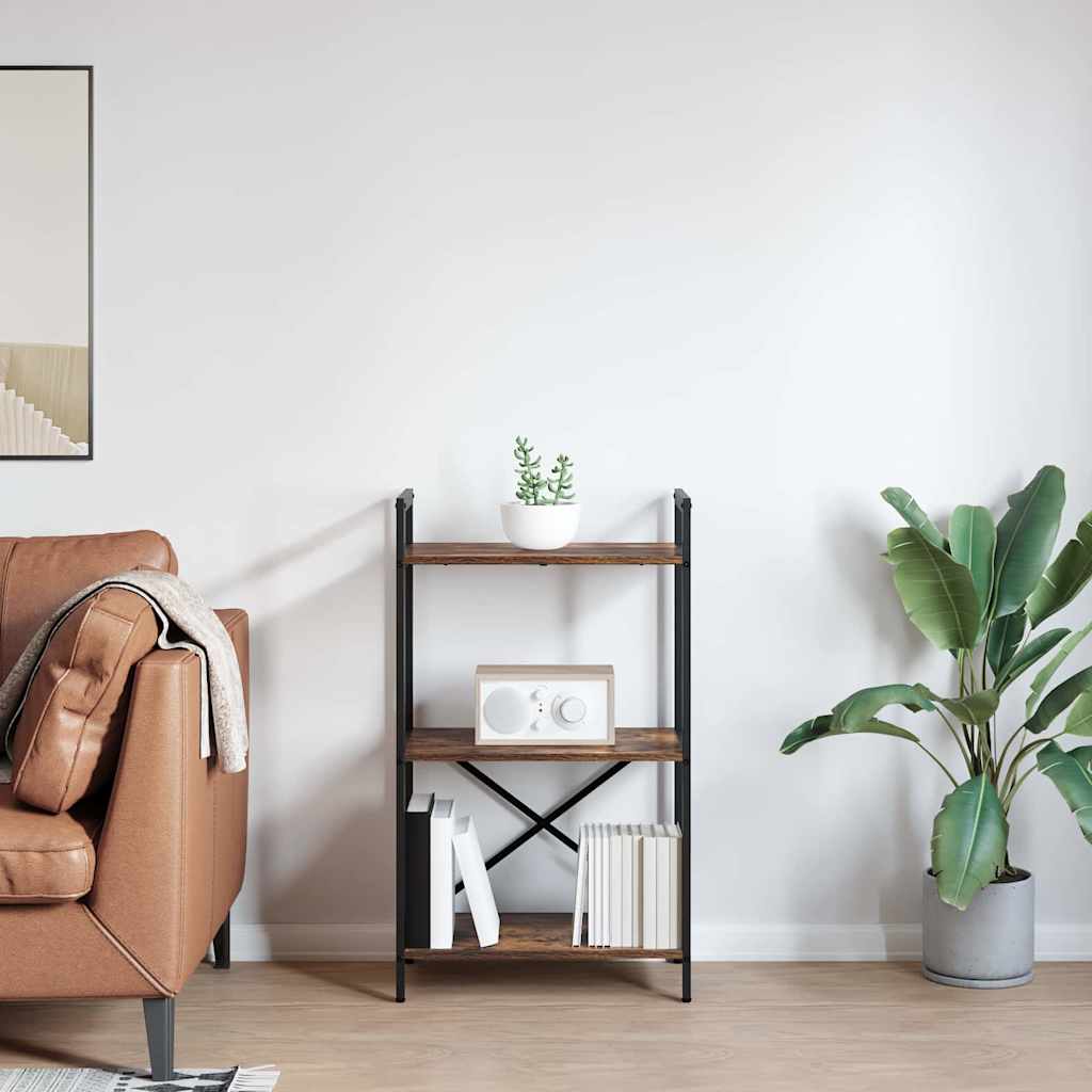 Polica Dimljeni hrast 56 x 34 x 96 cm Konstruirano drvo