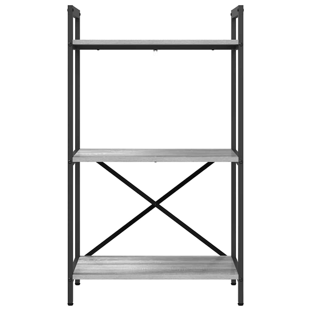 Polica Siva Sonoma 56 x 34 x 96 cm Konstruirano drvo