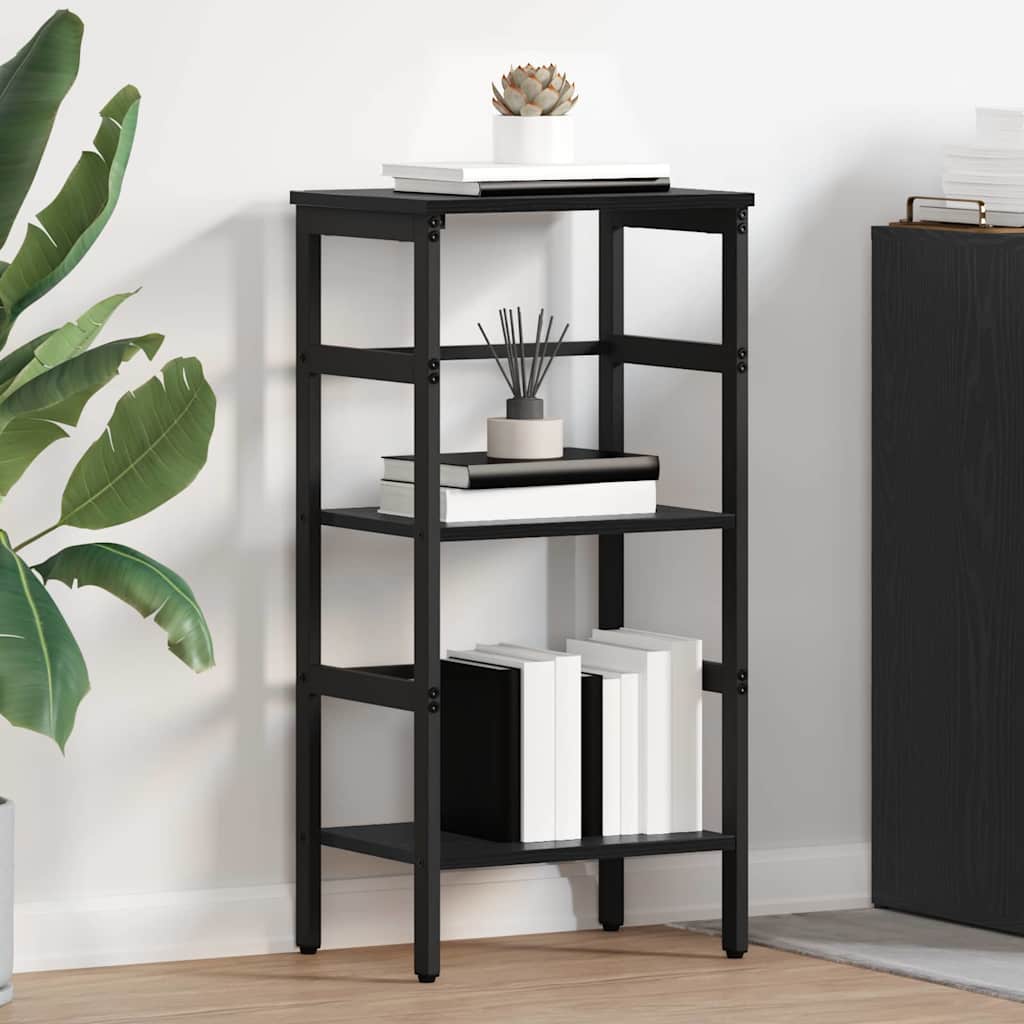 Polica Crni hrast 40 x 29,5 x 81 cm Konstruirano drvo