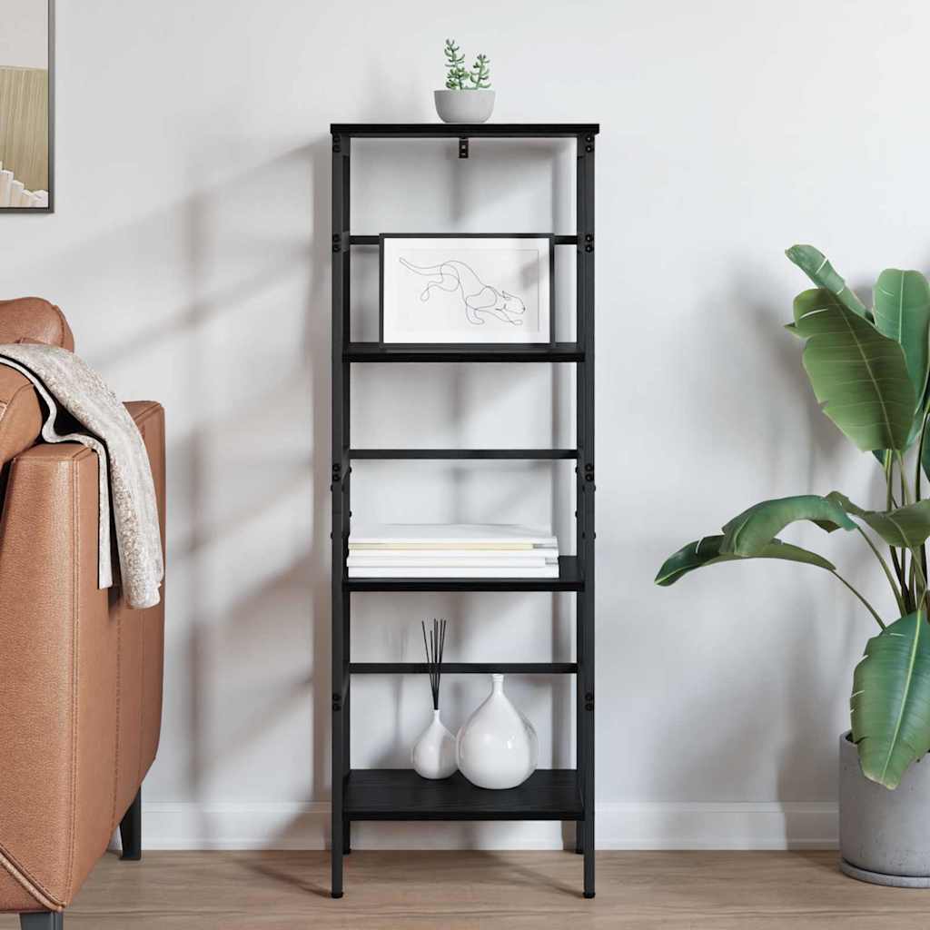 Polica Crni hrast 40 x 29,5 x 115 cm Konstruirano drvo