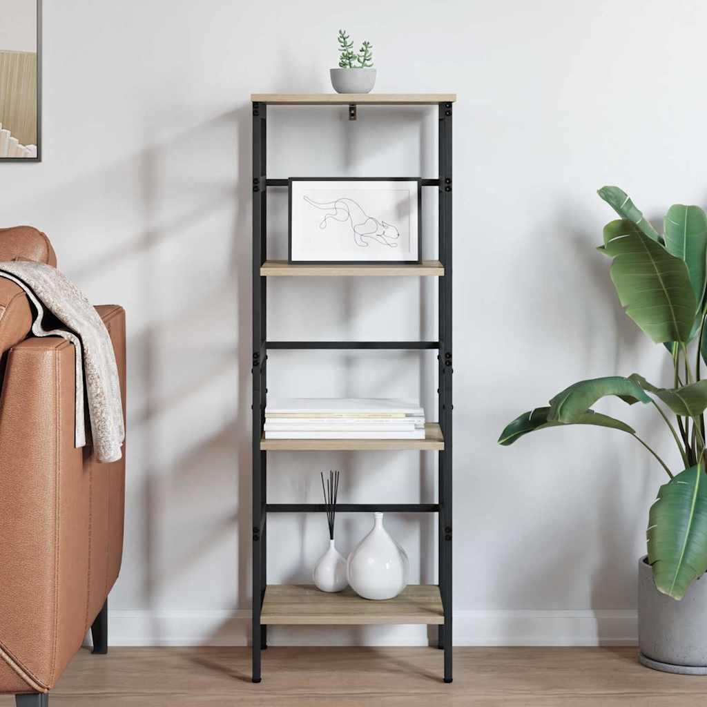 Polica Sonoma hrast 40 x 29,5 x 115 cm Konstruirano drvo