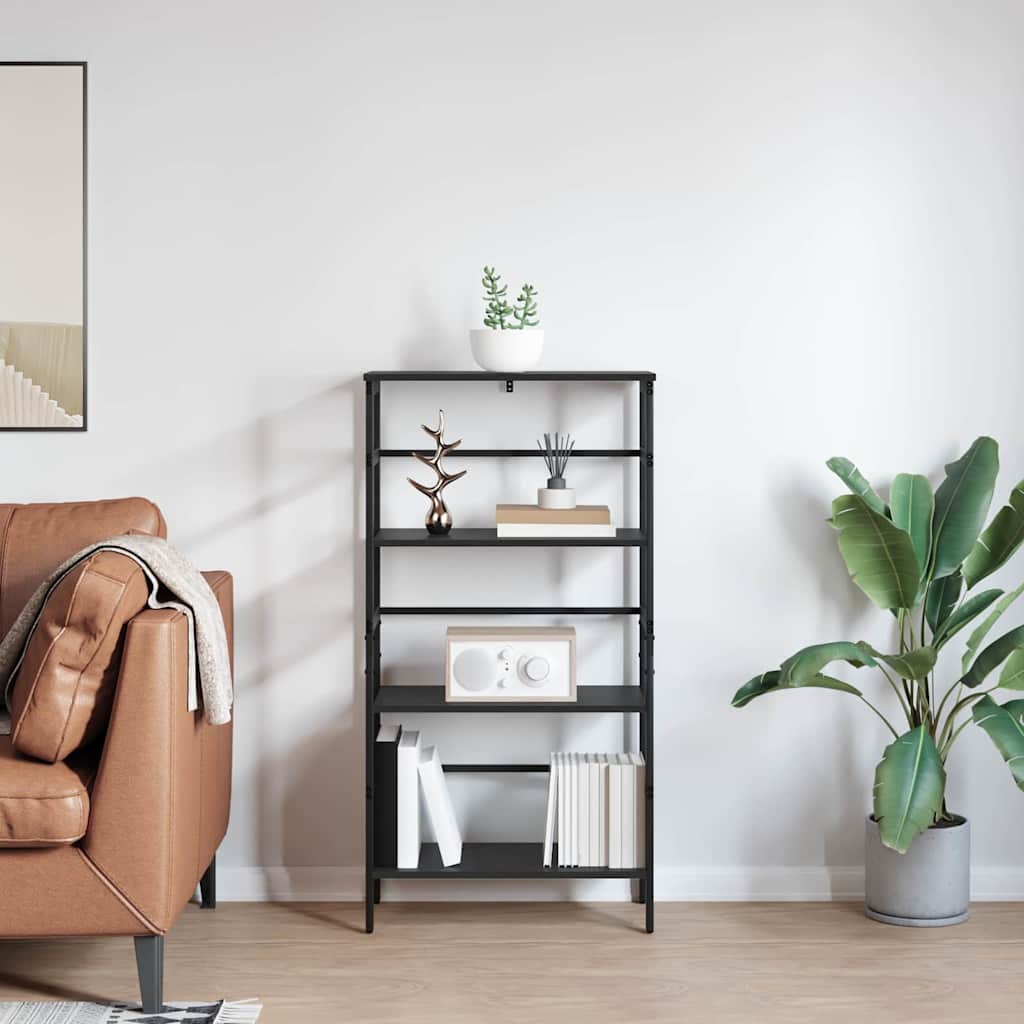 Polica Crni hrast 60 x 29,5 x 115 cm Konstruirano drvo