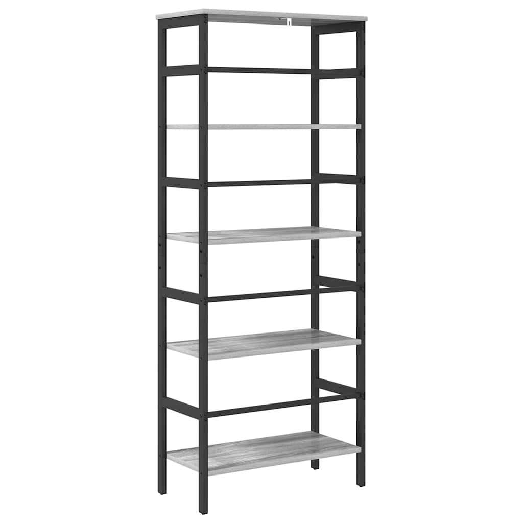 Polica Siva Sonoma 60 x 29,5 x 149 cm Konstruirano drvo