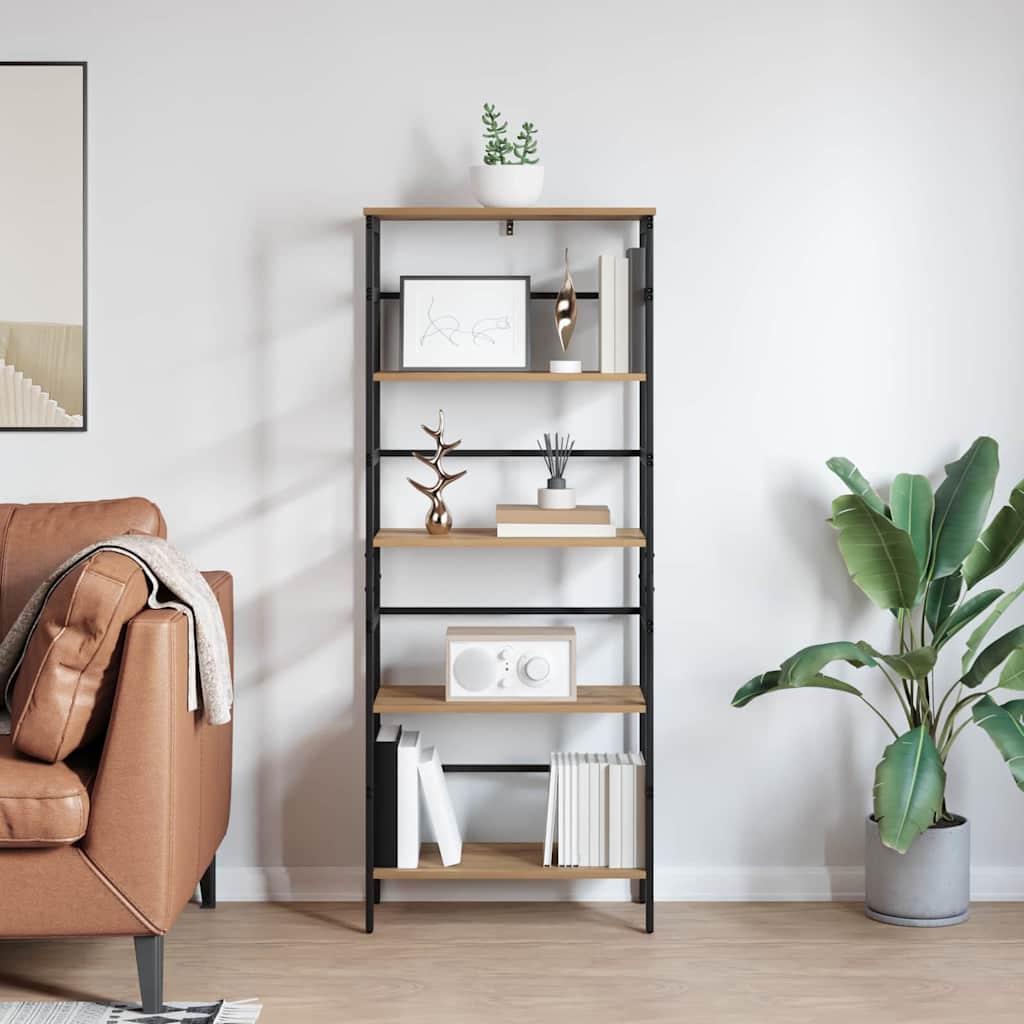 Polica Umjetnički hrast 60 x 29,5 x 149 cm Konstruirano drvo