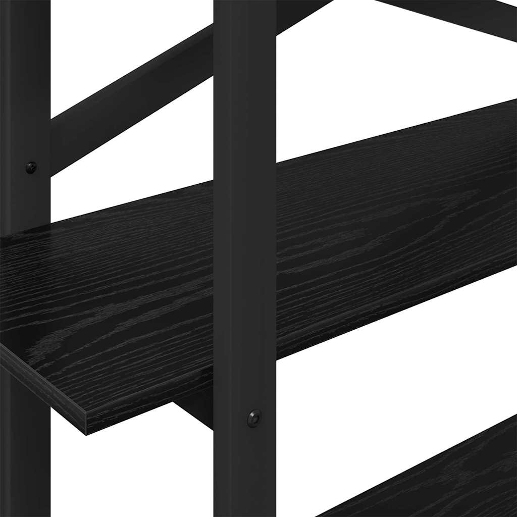 Polica Crni hrast 100 x 33,5 x 102 cm Konstruirano drvo