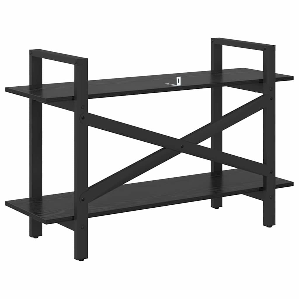 Polica Crni hrast 100 x 33,5 x 64 cm Konstruirano drvo