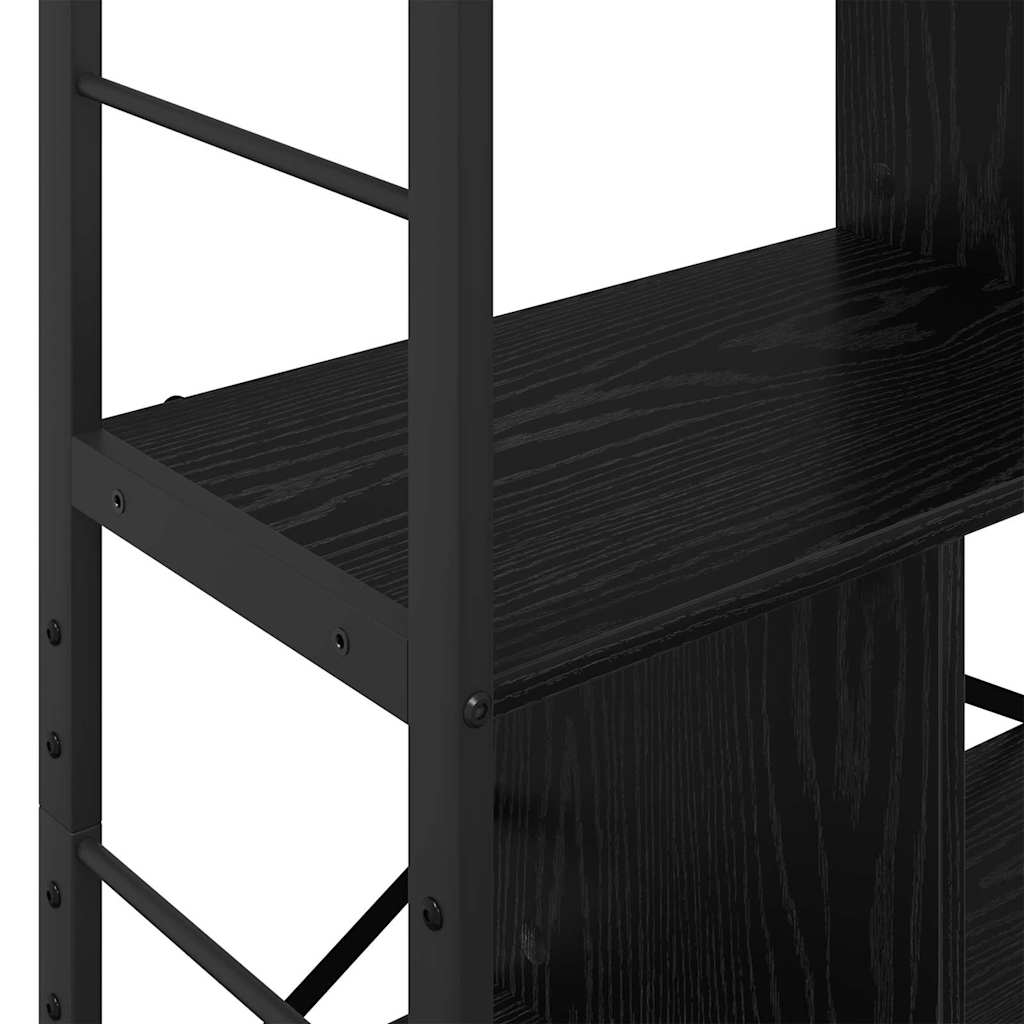 Polica Crni hrast 75 x 30 x 156 cm Konstruirano drvo