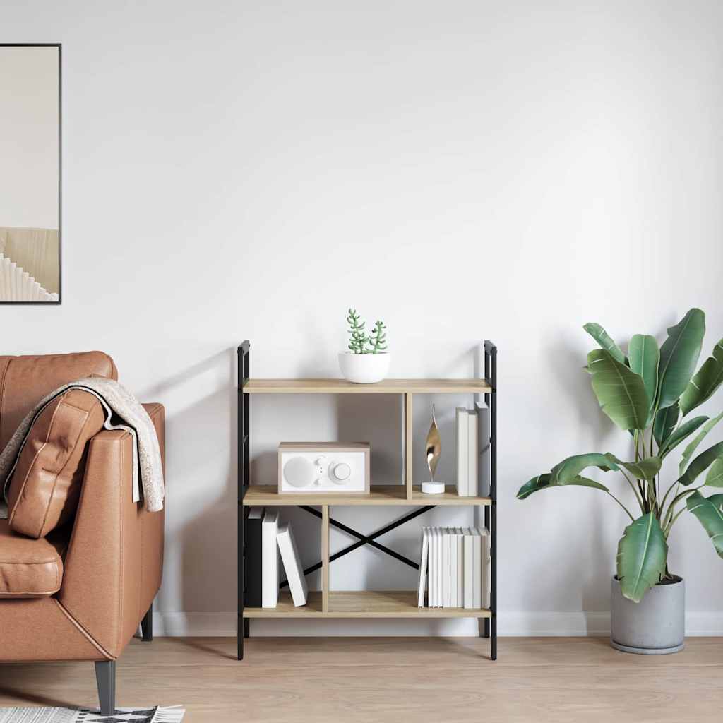 Polica Sonoma hrast 75 x 30 x 91 cm Konstruirano drvo