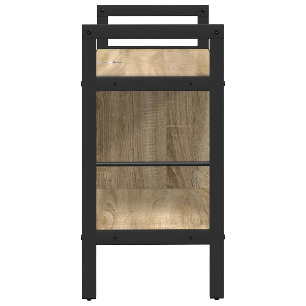 Polica Sonoma hrast 75 x 30 x 58,5 cm Konstruirano drvo