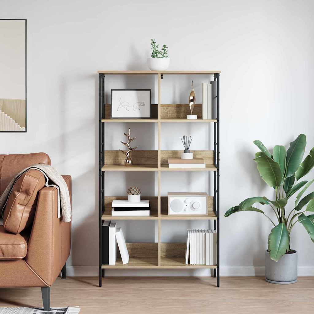 Polica Sonoma hrast 82 x 32 x 144,5 cm Konstruirano drvo