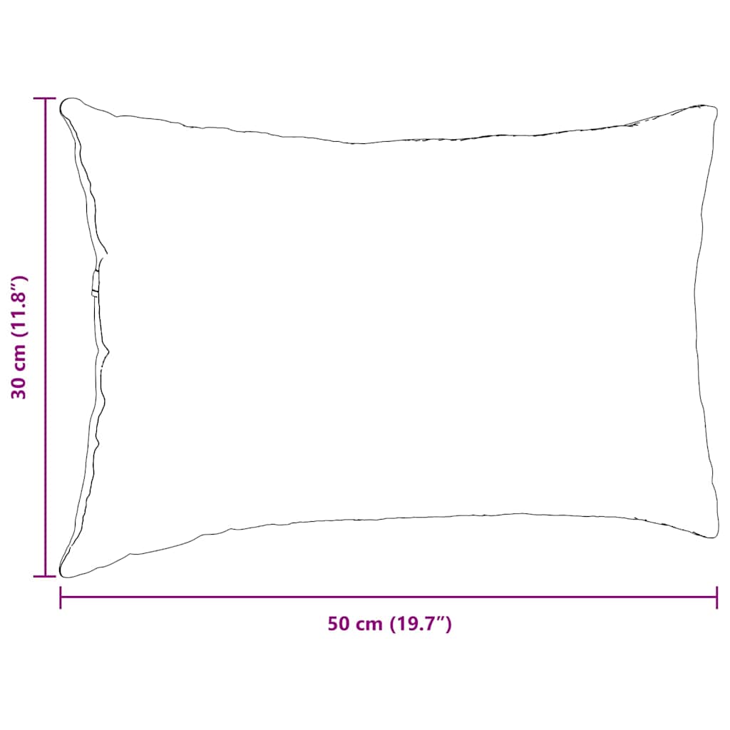 Jastučići za sofu 2 pcs Svijetlo zelena 50 x 30 cm