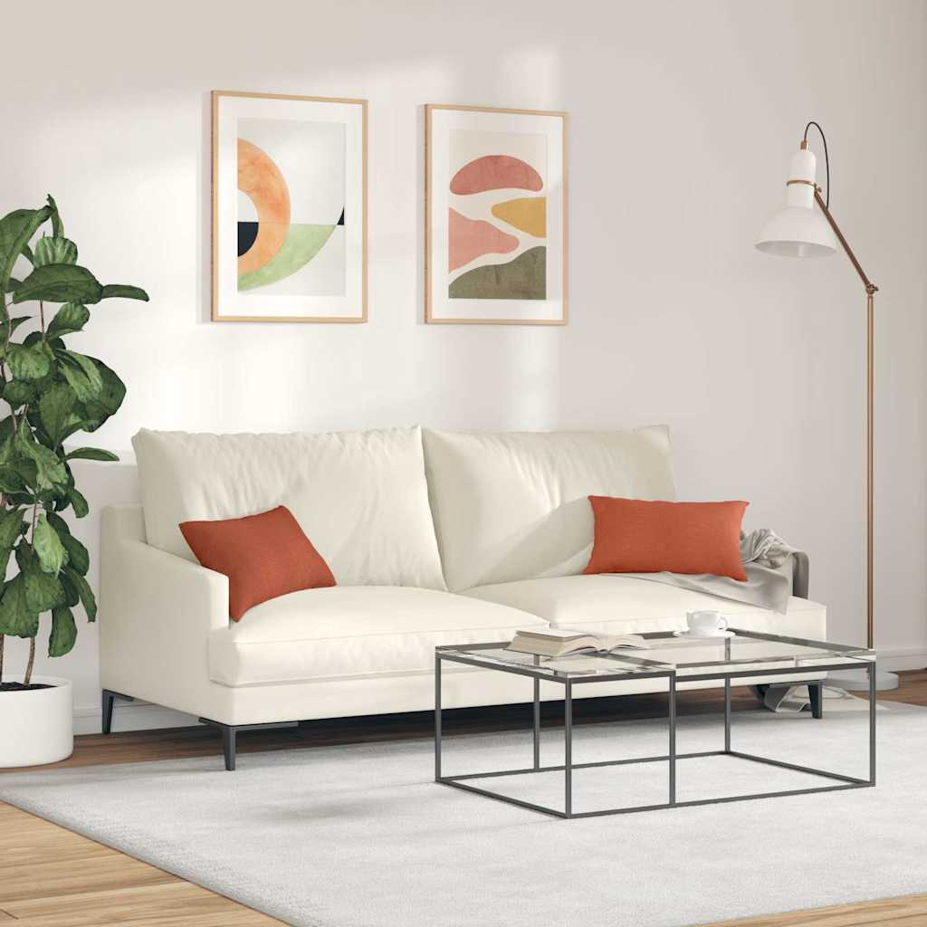Jastučići za sofu 2 pcs Crvena narančasta 50 x 30 cm