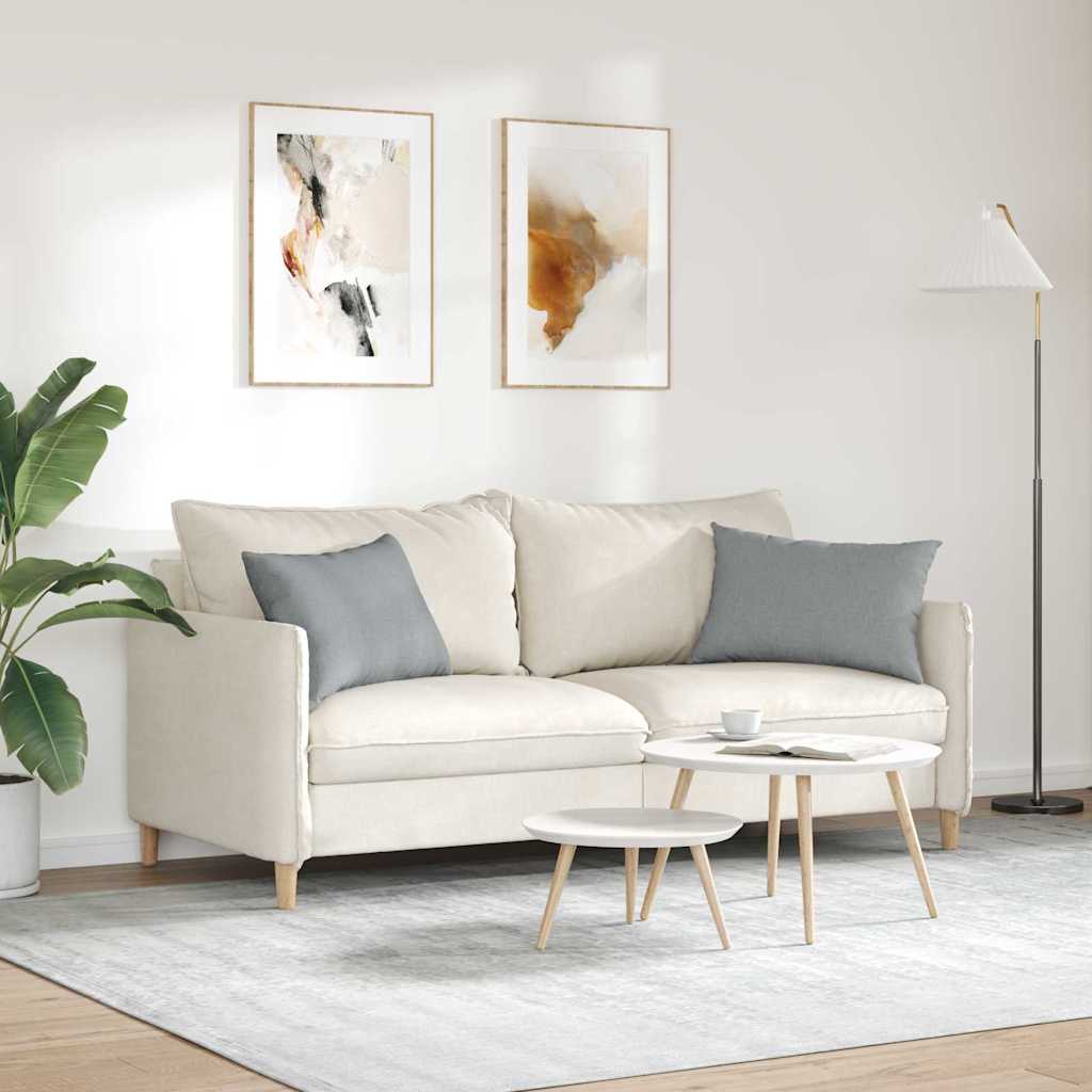 Jastučići za sofu 2 pcs Svijetlo siva 60 x 40 cm tkanina