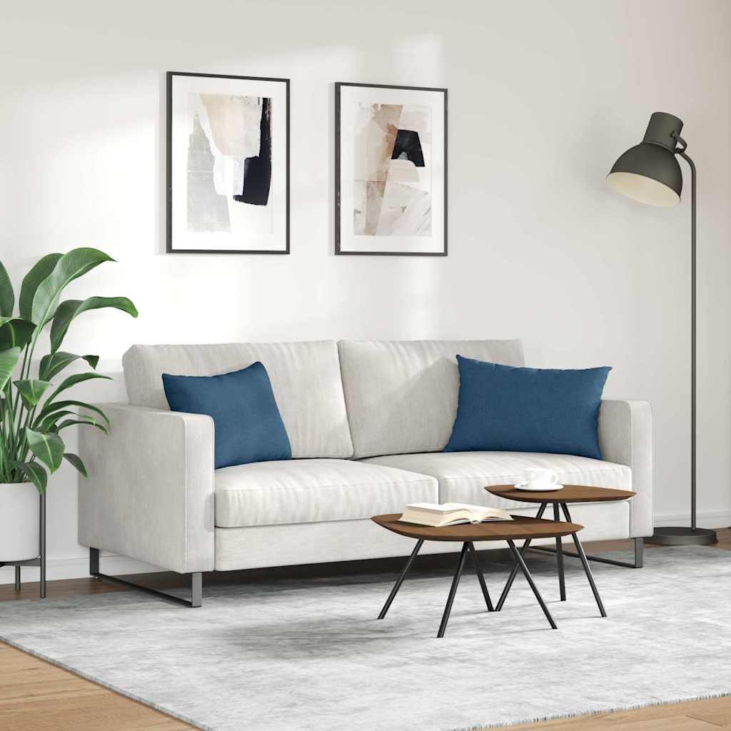 Jastučići za sofu 2 pcs Plava 60 x 40 cm tkanina