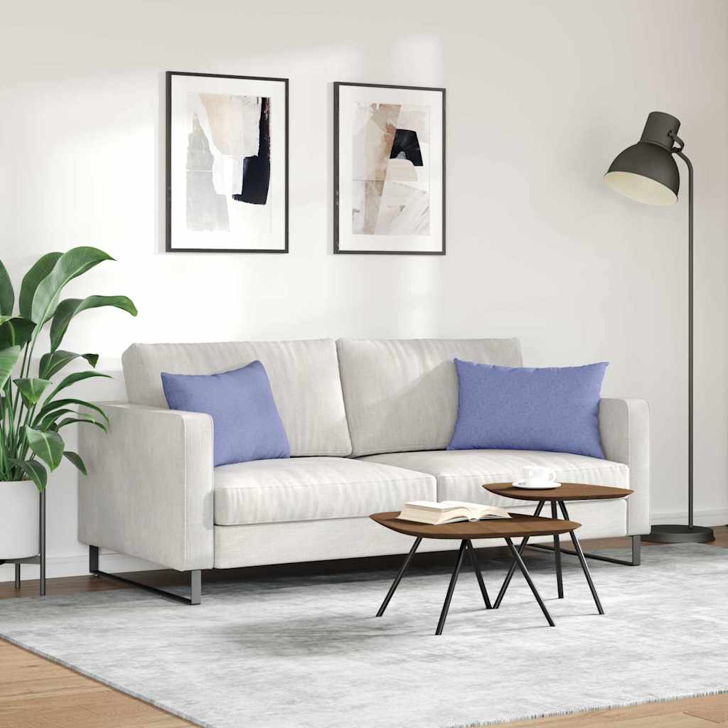 Jastučići za sofu 2 pcs Traper plava 60 x 40 cm tkanina