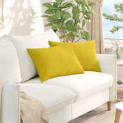 Jastučići za sofu 2 pcs Žuta 60 x 40 cm Kordura tekstil