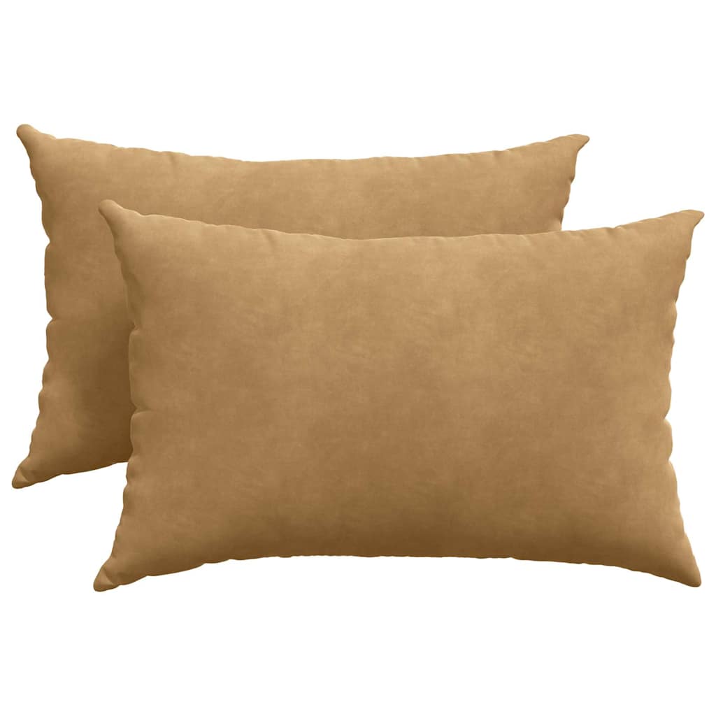 Jastučići za sofu 2 pcs Smeđa 60 x 40 cm Kordura tekstil
