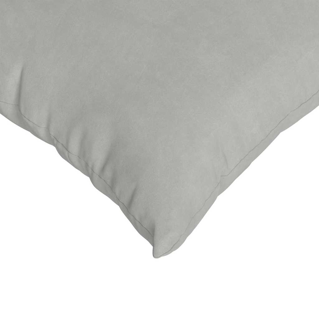 Jastučići za sofu 2 pcs Svijetlo siva 80 x 40 cm tkanina