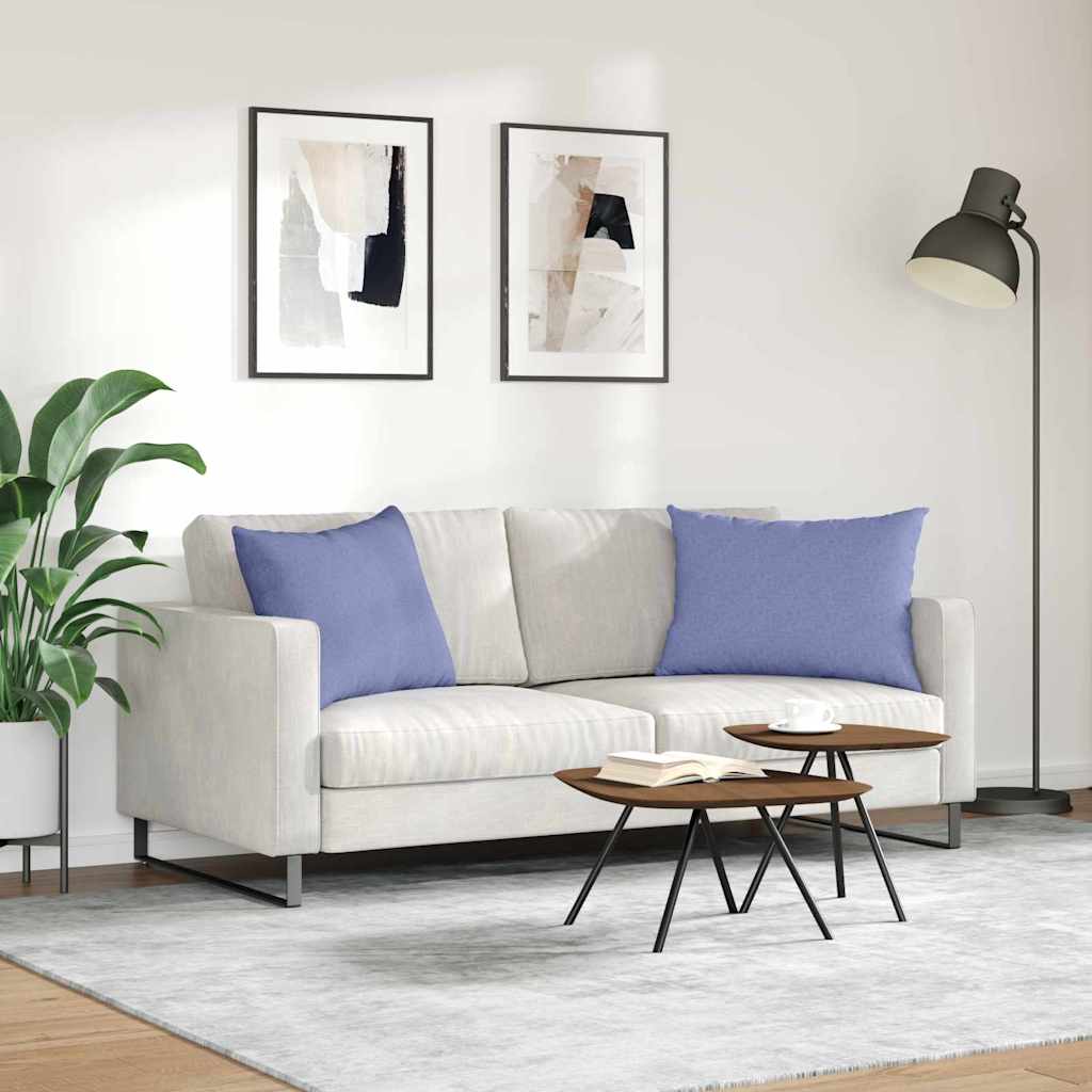 Jastučići za sofu 2 pcs Traper plava 70 x 50 cm tkanina