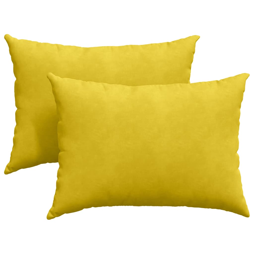Jastučići za sofu 2 pcs Žuta 70 x 50 cm Kordura tekstil