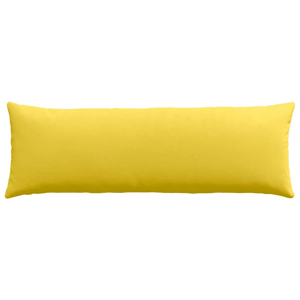 Jastučići za sofu 2 pcs Svijetlo žuta 120 x 40 cm tkanina