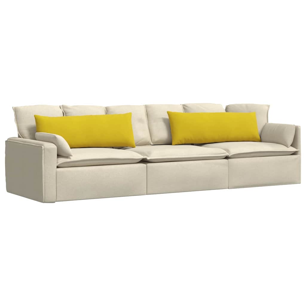 Jastučići za sofu 2 pcs Žuta 120 x 40 cm Kordura tekstil