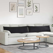 Jastučići za sofu 2 pcs Crna 145 x 40 cm Kordura tekstil