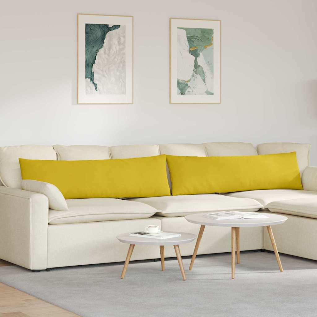 Jastučići za sofu 2 pcs Žuta 145 x 40 cm Kordura tekstil