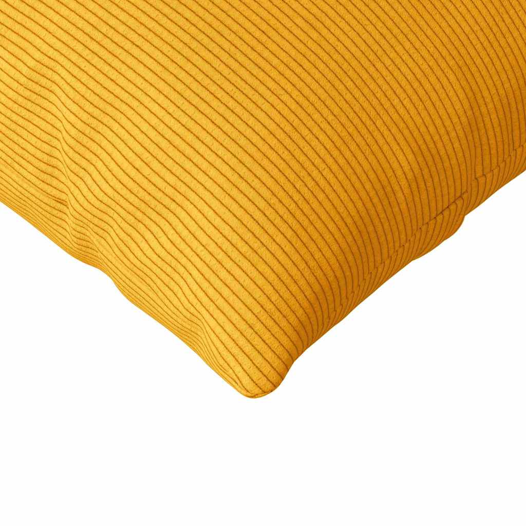 Jastučići za sofu 2 pcs Svijetlo žuta 145 x 40 cm