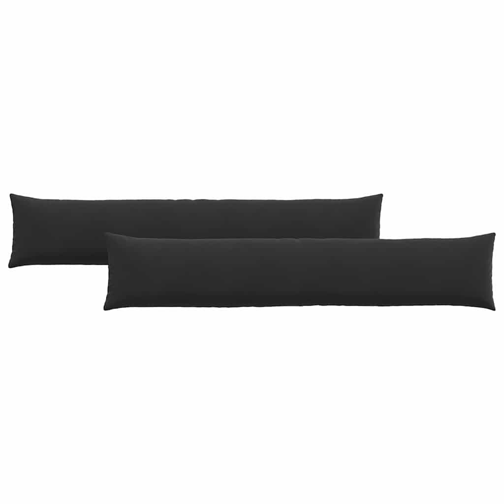Jastučići za sofu 2 pcs Crna 200 x 40 cm Kordura tekstil