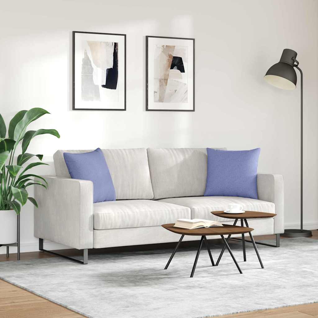 Jastučići za sofu 2 pcs Traper plava 45 x 45 cm tkanina
