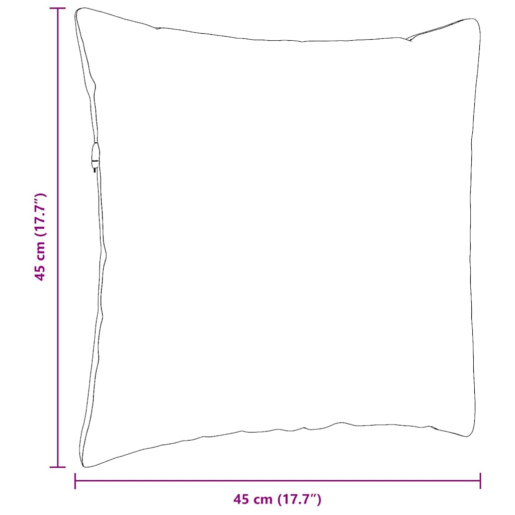 Jastučići za sofu 2 pcs Ružičasta 45 x 45 cm Kordura tekstil