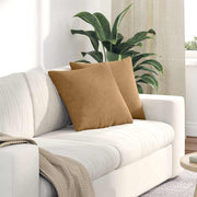 Jastučići za sofu 2 pcs Smeđa 45 x 45 cm Kordura tekstil