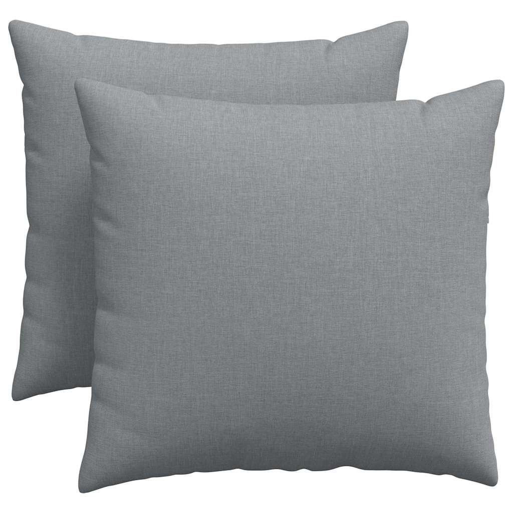 Jastučići za sofu 2 pcs Svijetlo siva 50 x 50 cm tkanina