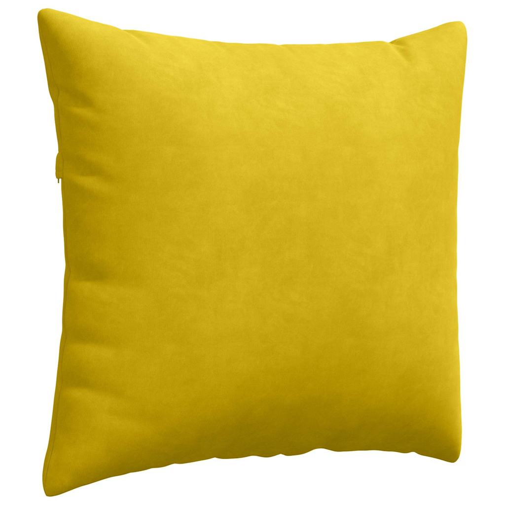 Jastučići za sofu 2 pcs Žuta 50 x 50 cm Kordura tekstil