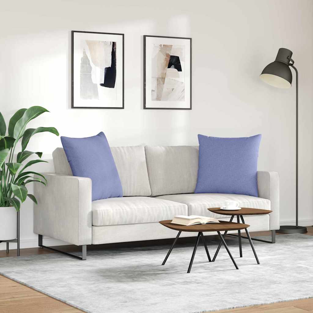 Jastučići za sofu 2 pcs Traper plava 60 x 60 cm tkanina